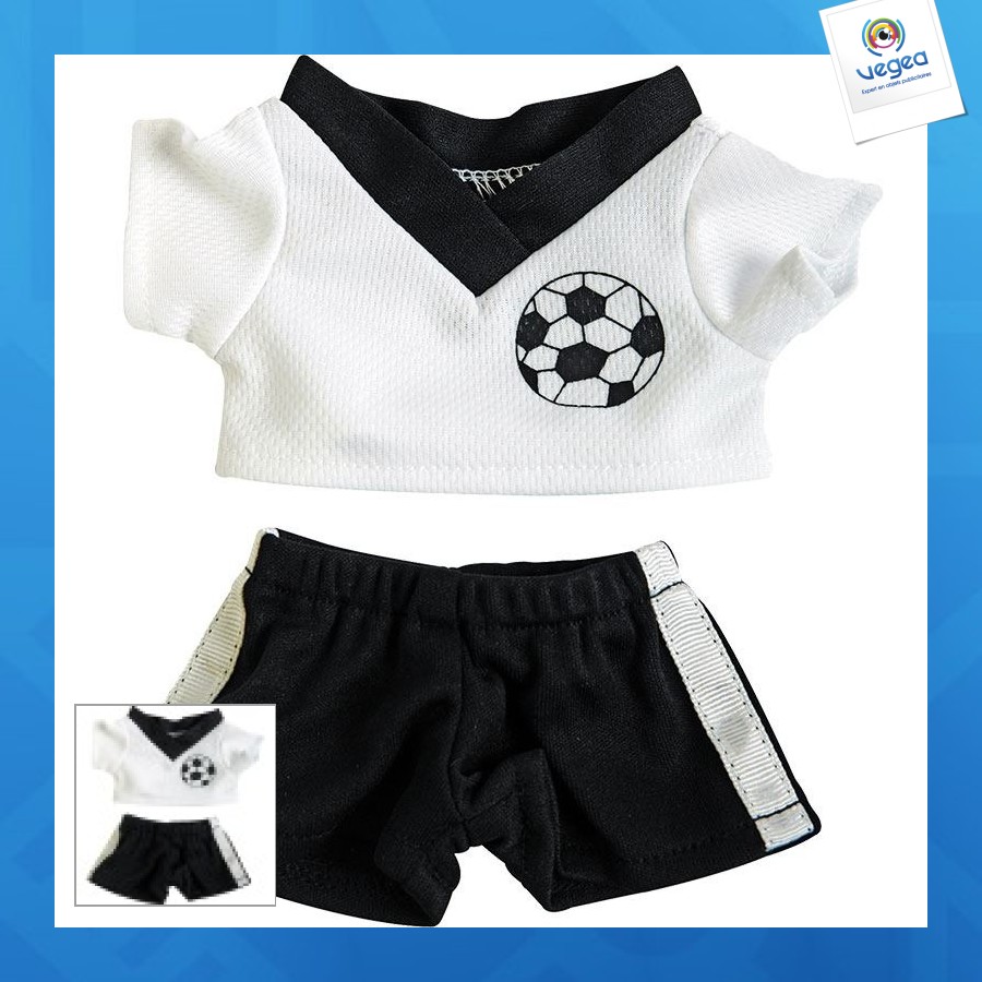 Tenue de foot peluche m