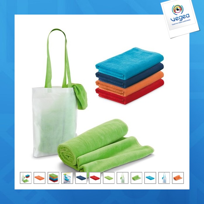 Toalla de playa básica con bolsa