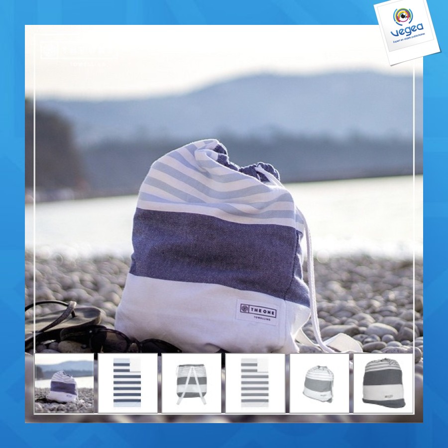 Toalla de playa y fouta de promoción - the one towelling