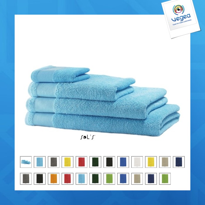 Toalla sol's blanca 400 grs - island 50 - 89000b