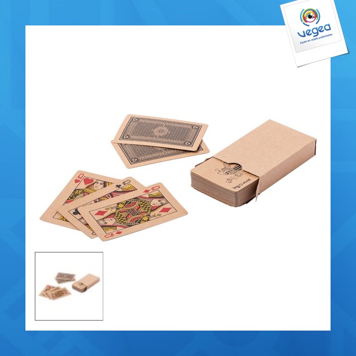 Trebol cartes à jouer de promoción en papier recyclé
