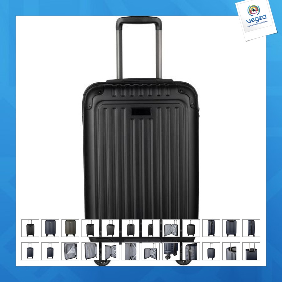 Trolley personalizable con carcasa rígida de abs elke