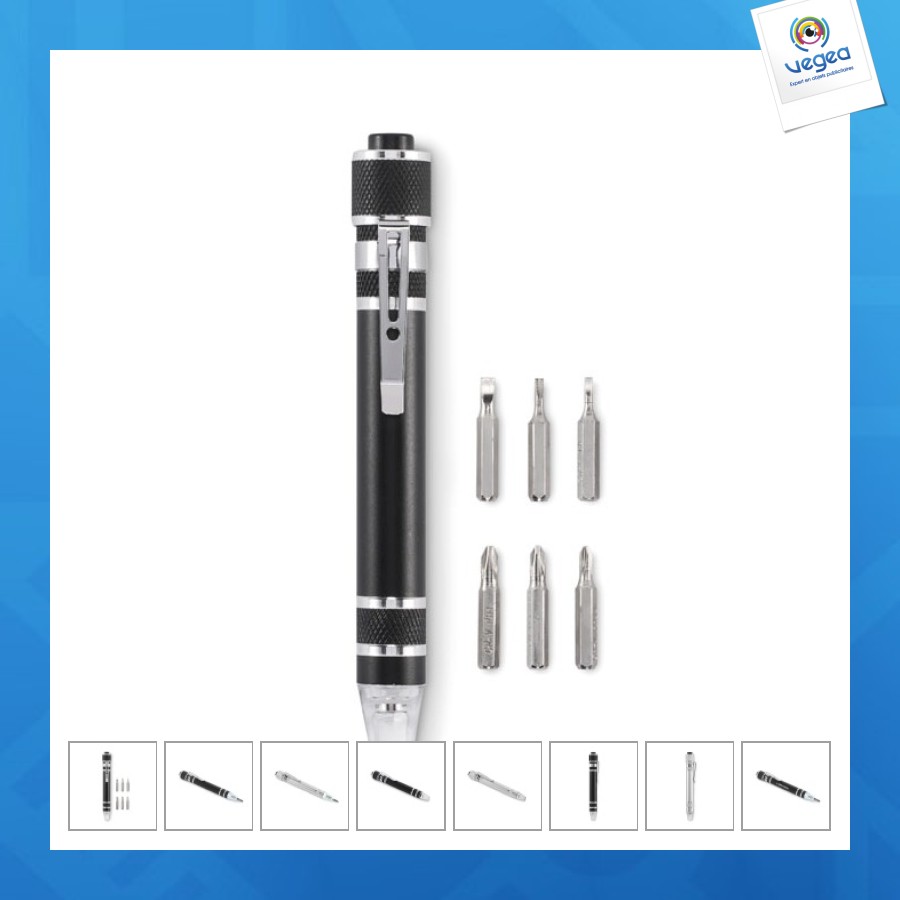 Tubular - stylo personalizable multi-outils recyclé