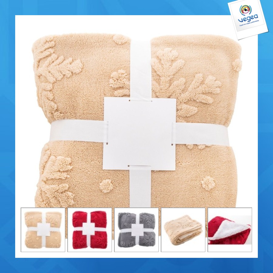 Valsatra couverture personalizable de noël rpet
