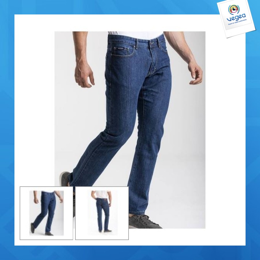 Vaqueros de corte recto para hombre stone