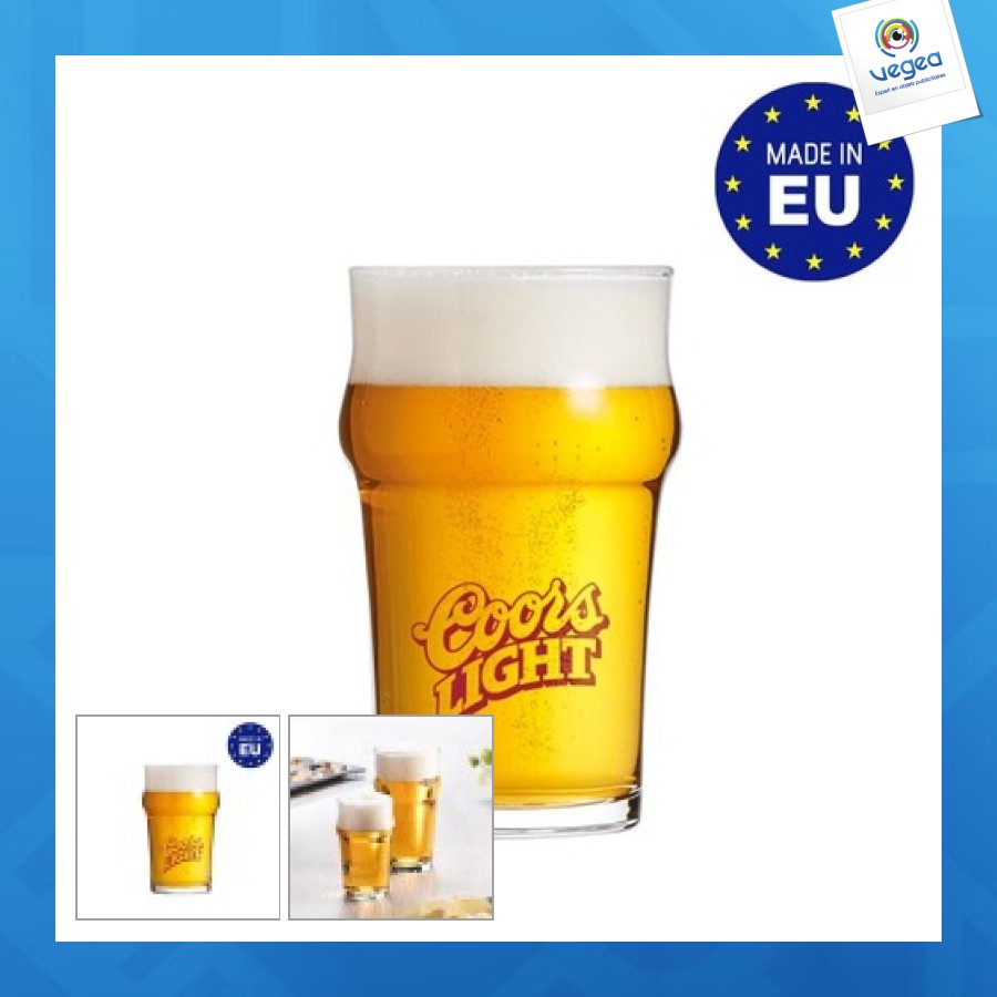 Vaso de cerveza de promoción nonic 29cl
