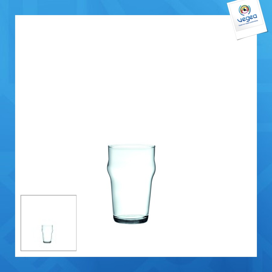 Vaso de cerveza personalizable nonic 29cl