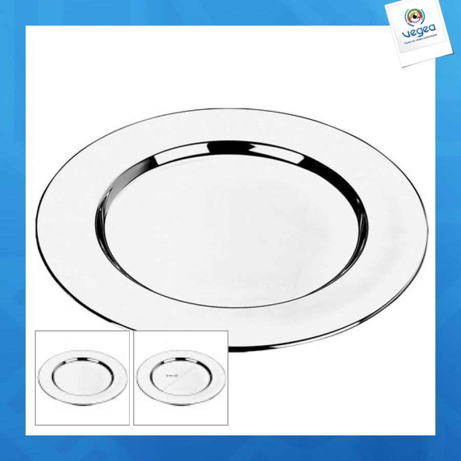 Vide-poche de promoción acier d28cm - sans boîte