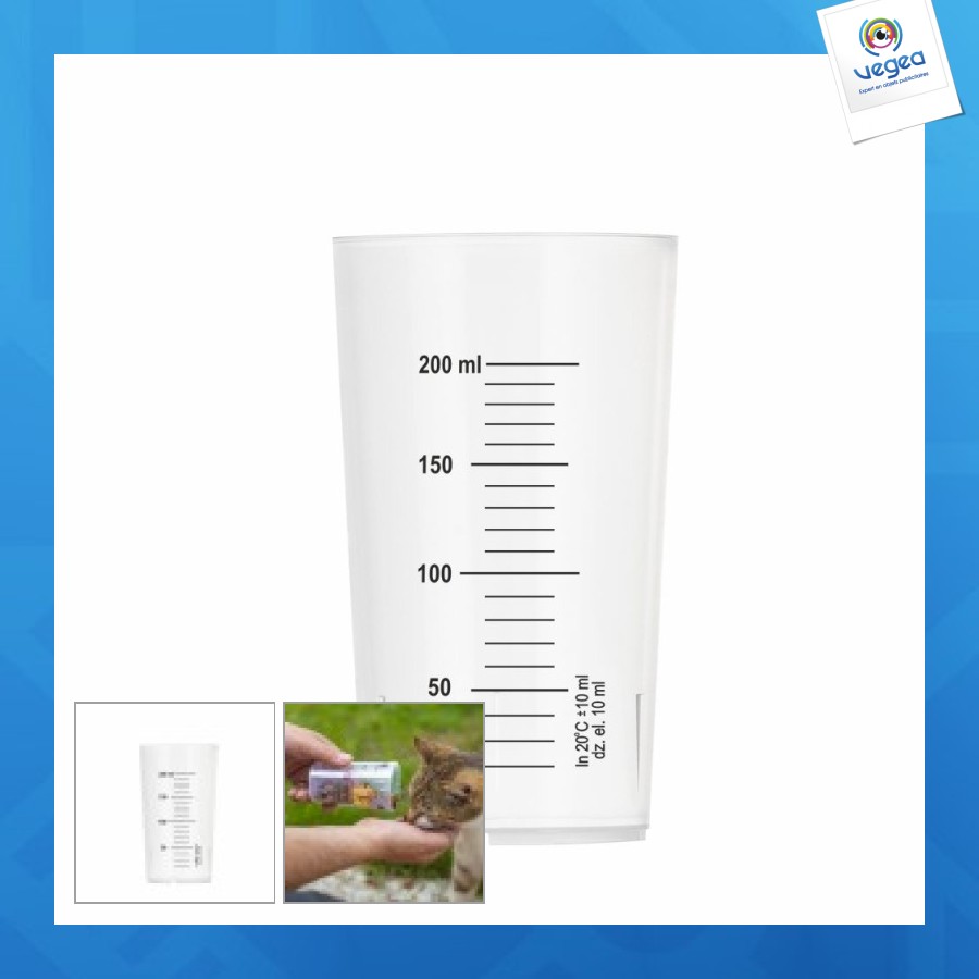 Vidrio de medición 200ml