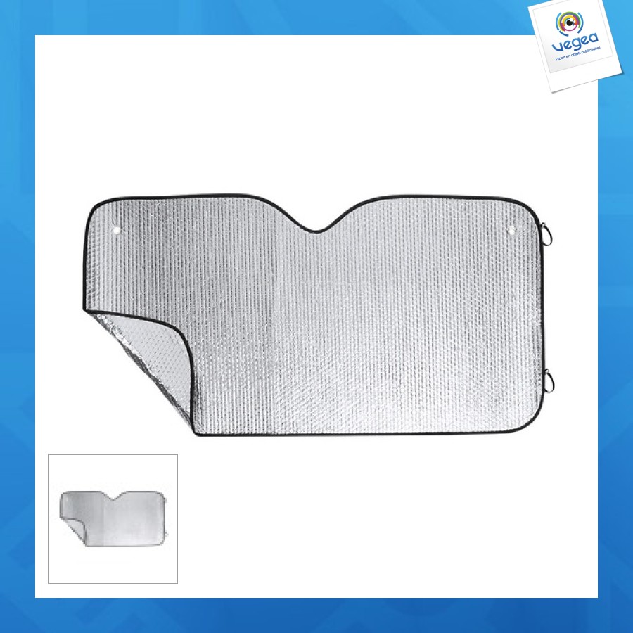 Visera solar personalizable de aluminio 180x90cm