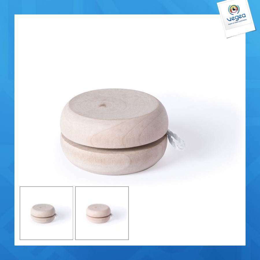 Yoyo de promoción de madera 50mm