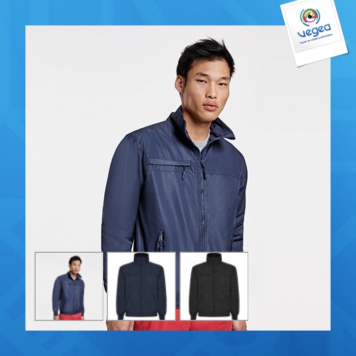 Yukon - cómoda chaqueta acolchada de tejido resistente con cuello alto