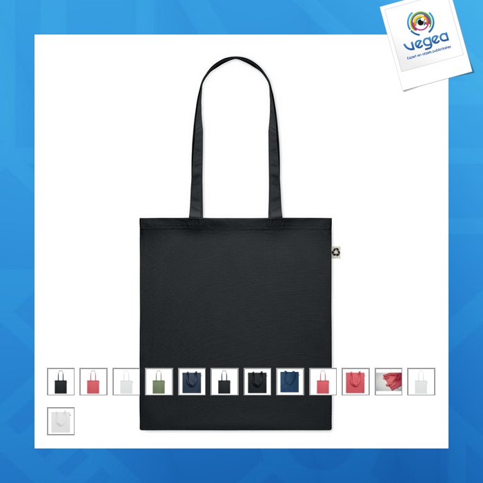 Zoco colour - bolsa de la compra de algodón reciclado